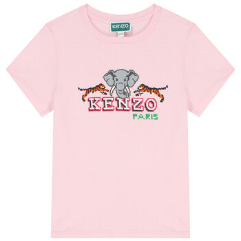 Girls Pink Logo T-Shirt